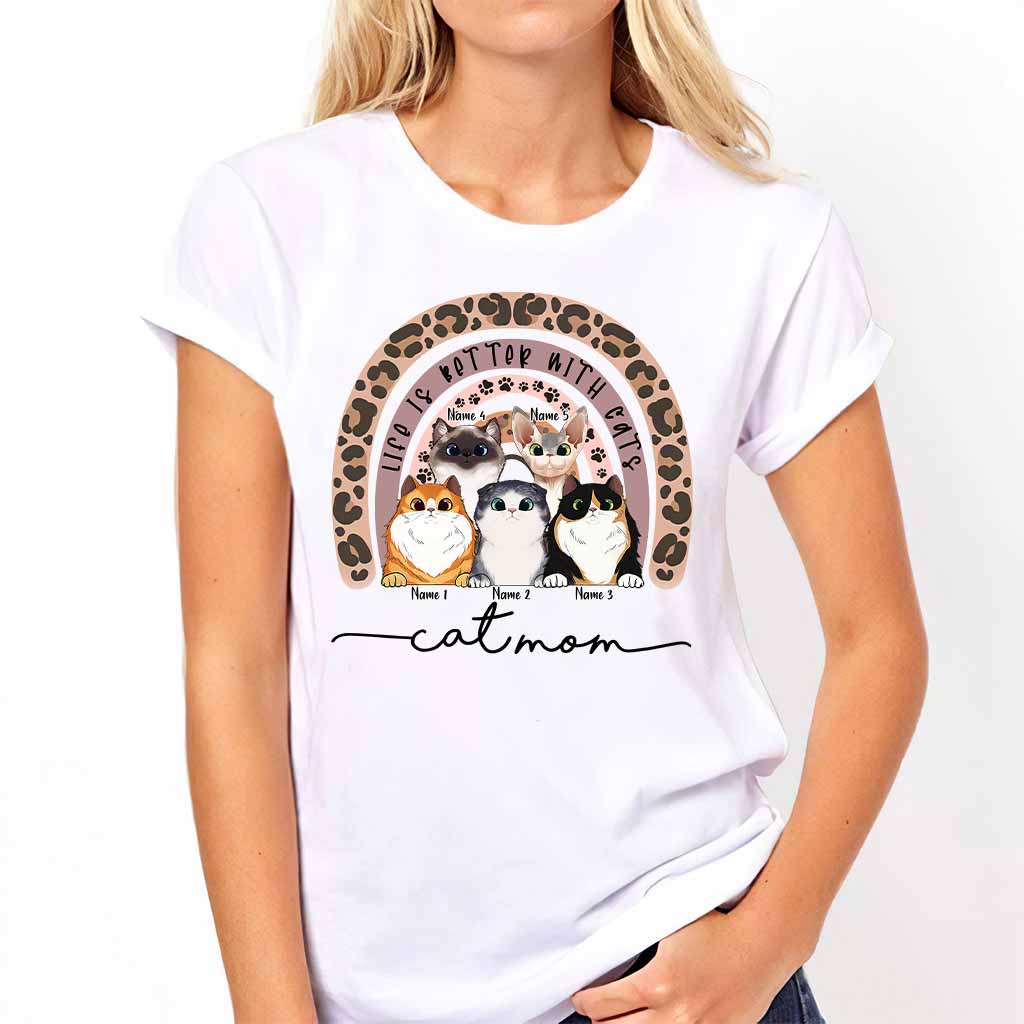 Katzenmama – Personalisiertes Katzen-T-Shirt und Hoodie