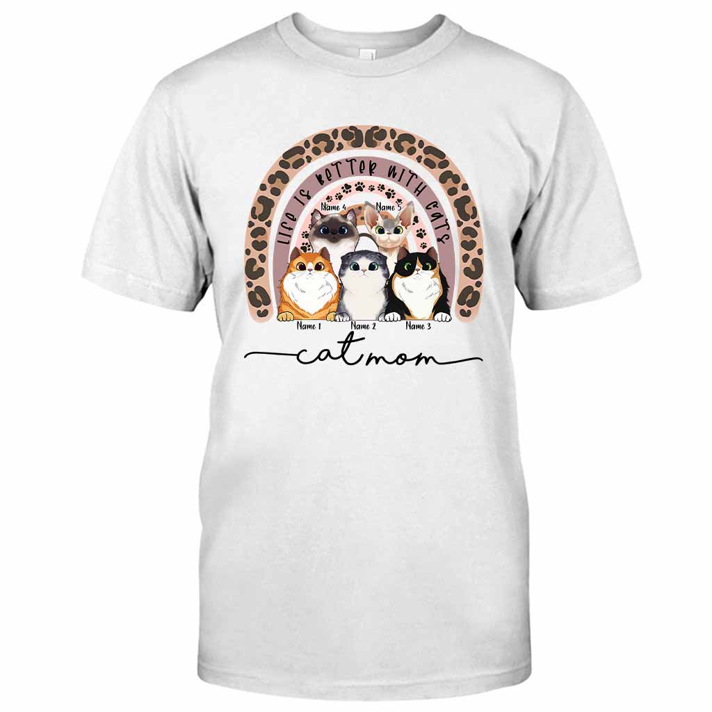 Katzenmama – Personalisiertes Katzen-T-Shirt und Hoodie