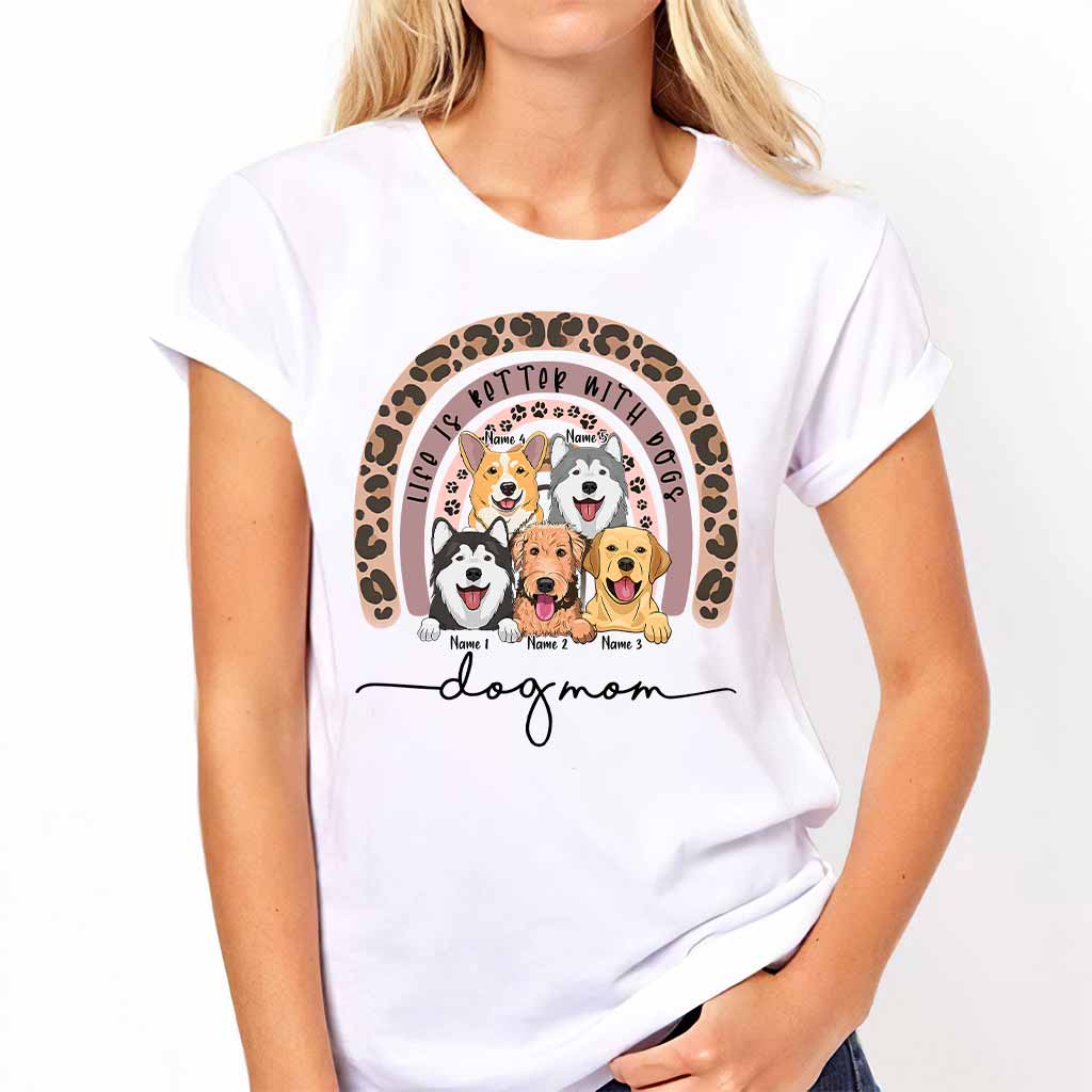 Hundemama – Personalisiertes Hunde-T-Shirt und Hoodie