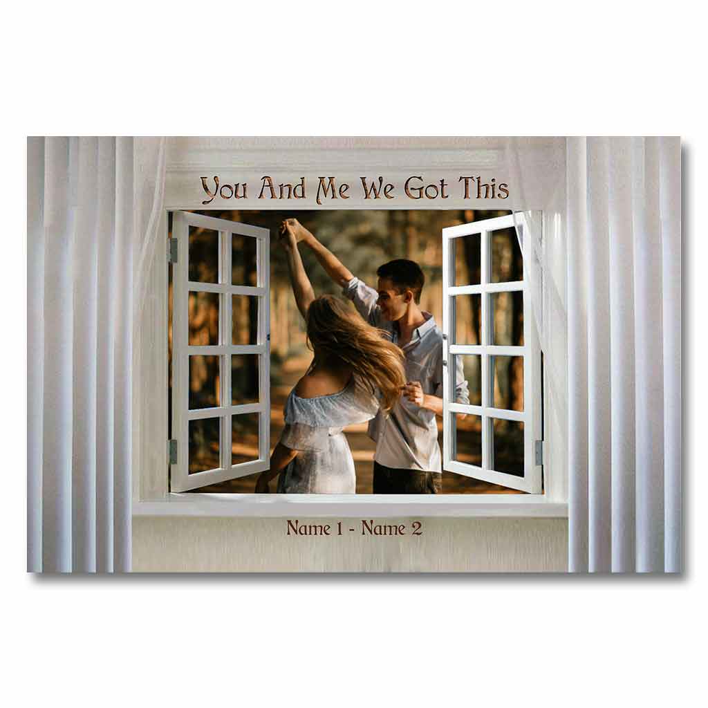 Wir haben für immer – Personalisiertes Pärchenposter