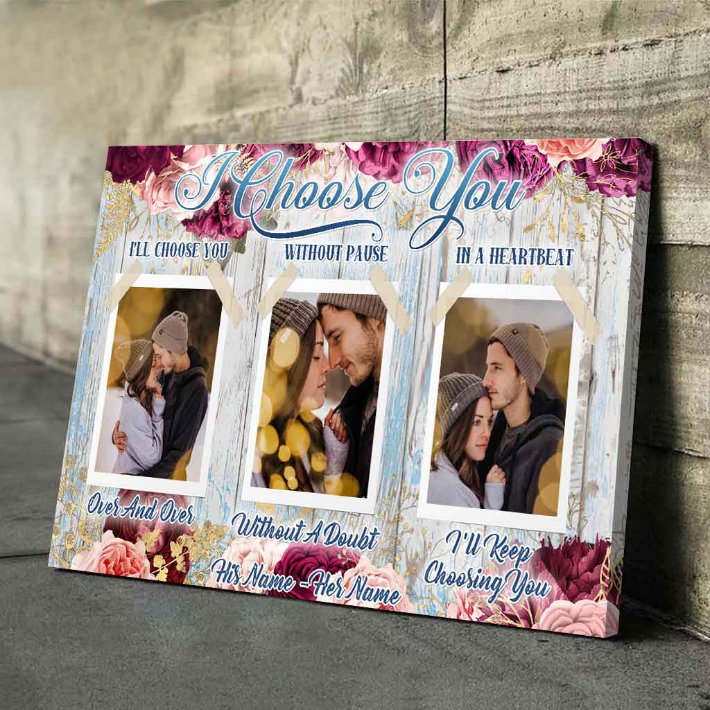 Ich wähle dich – Personalisiertes Poster für Paare