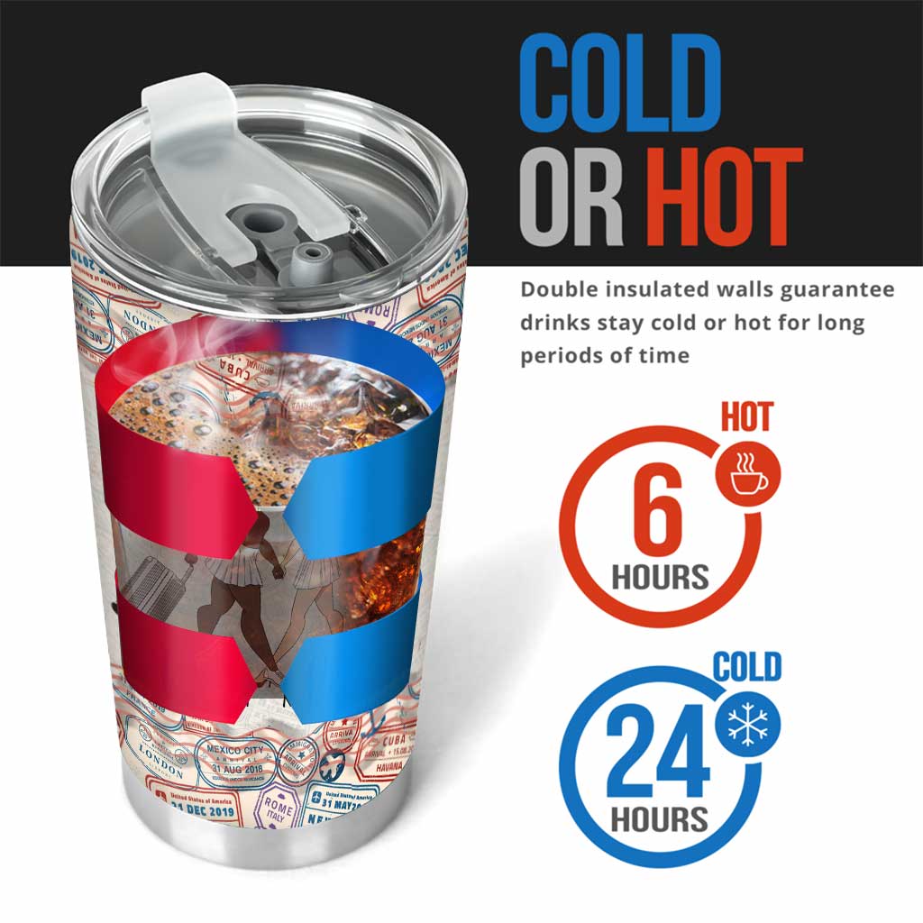 Im Leben kommt es nicht darauf an, wohin man geht – personalisierter Reisebecher