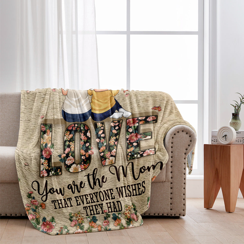 Du bist die Mama – Personalisierte Muttertagsdecke