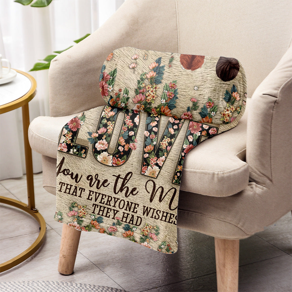 Du bist die Mama – Personalisierte Muttertagsdecke