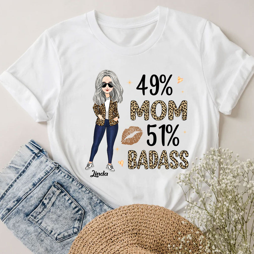 49 % Mama, 51 % Powerfrau – Personalisiertes Muttertags-T-Shirt und Hoodie
