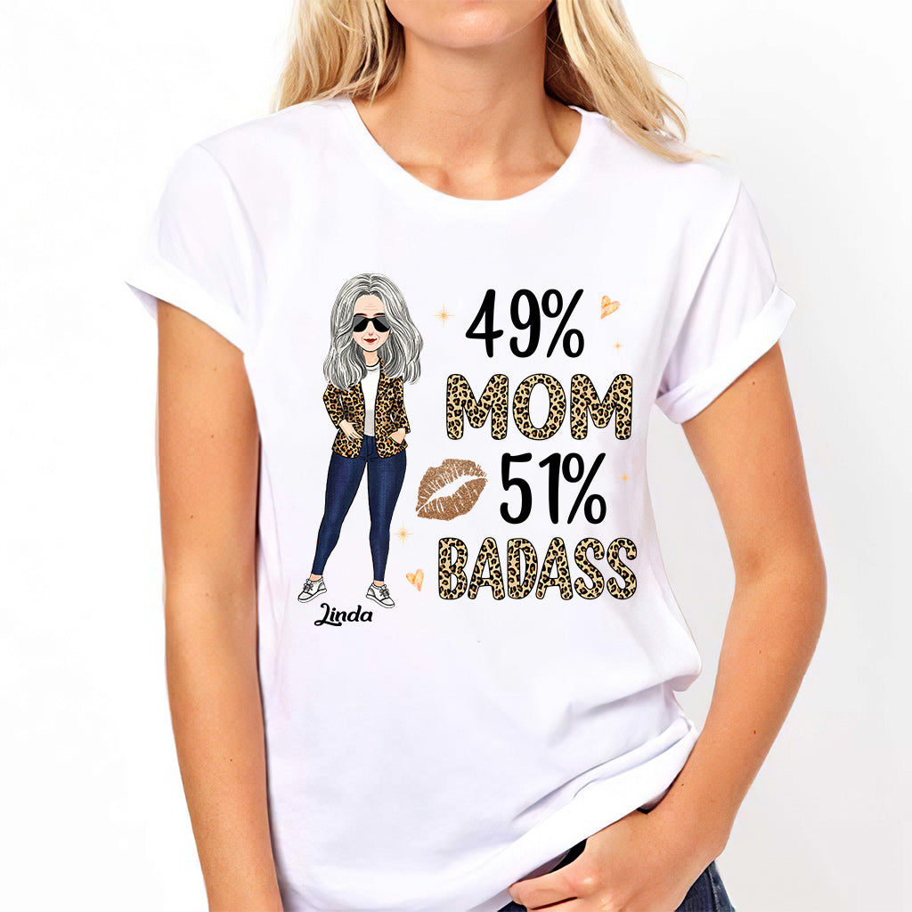 49 % Mama, 51 % Powerfrau – Personalisiertes Muttertags-T-Shirt und Hoodie