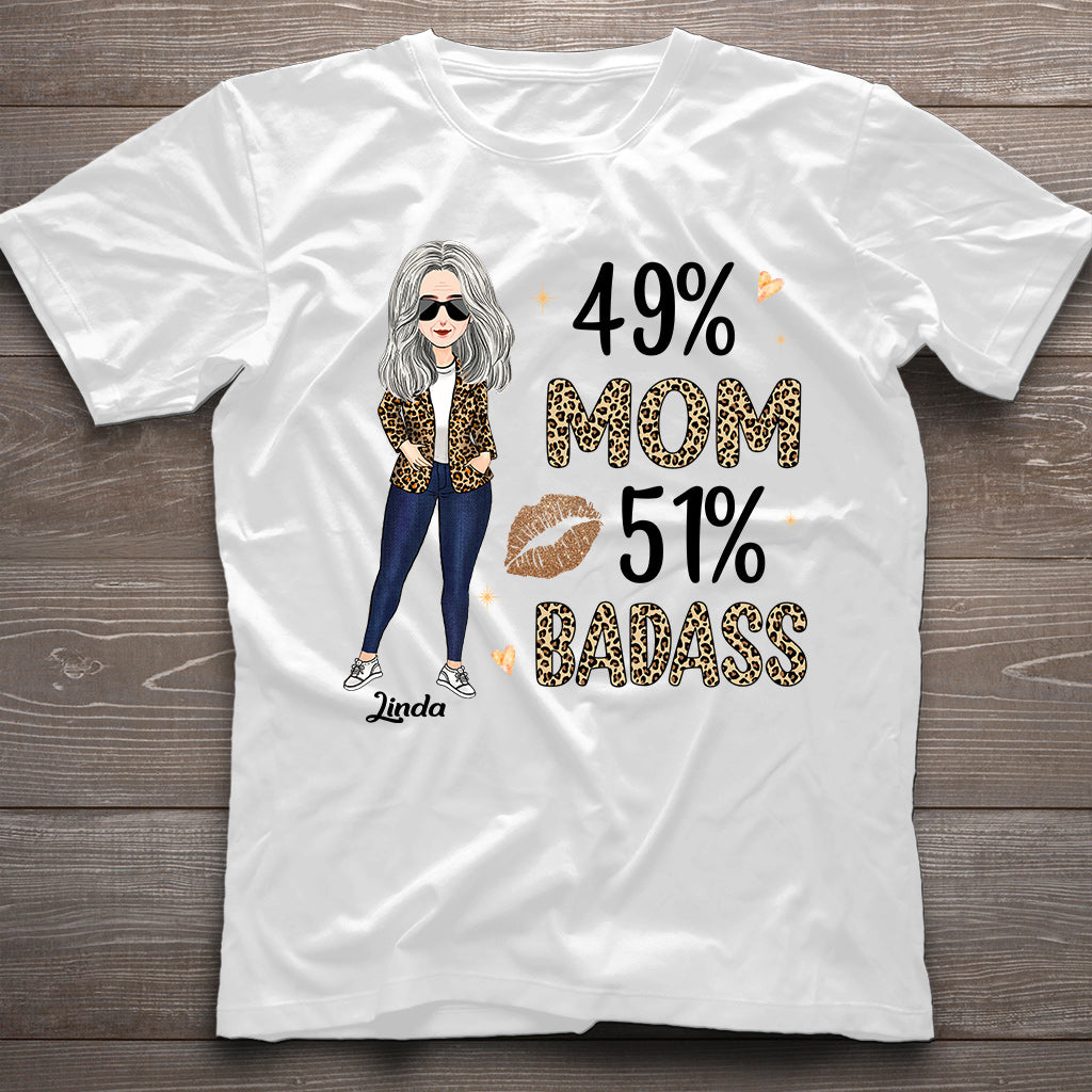 49 % Mama, 51 % Powerfrau – Personalisiertes Muttertags-T-Shirt und Hoodie