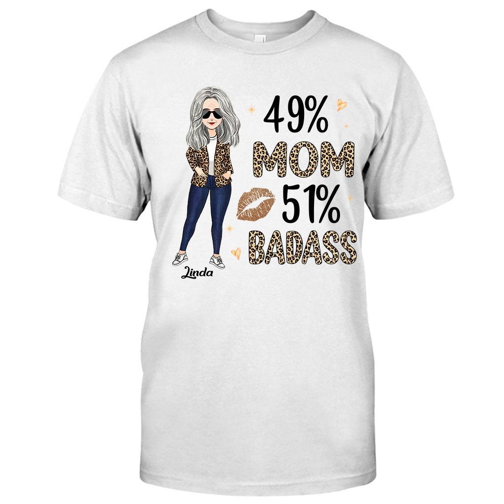 49 % Mama, 51 % Powerfrau – Personalisiertes Muttertags-T-Shirt und Hoodie