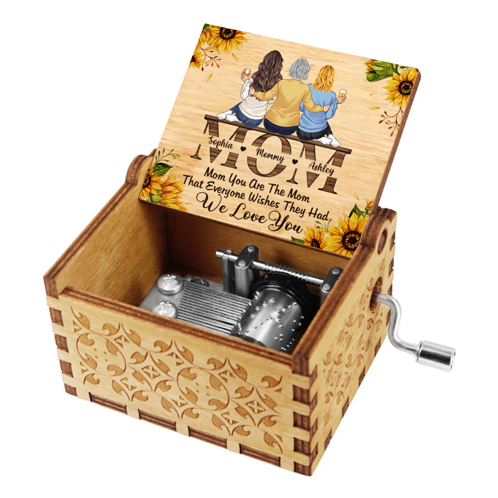 MAMA – Personalisierte Muttertags-Spieluhr mit Handkurbel