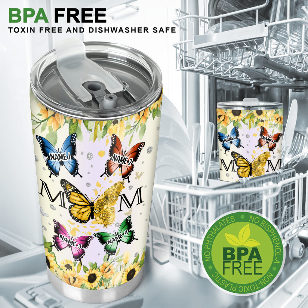 Wir lieben dich – personalisierter Mutter-Trinkbecher