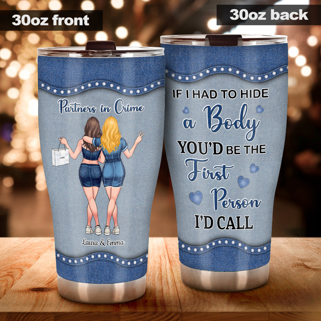 Wenn ich eine Leiche verstecken müsste – personalisierter Bestie-Becher