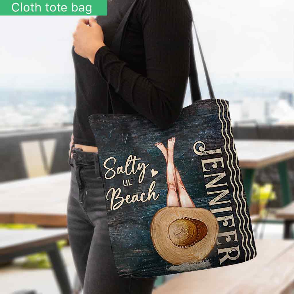 Salty Lil' Beach – Personalisierte Tragetasche für Meeresliebhaber