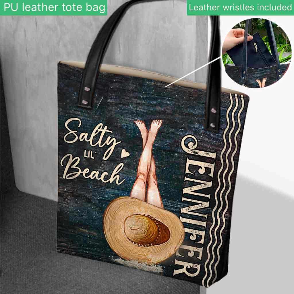 Salty Lil' Beach – Personalisierte Tragetasche für Meeresliebhaber