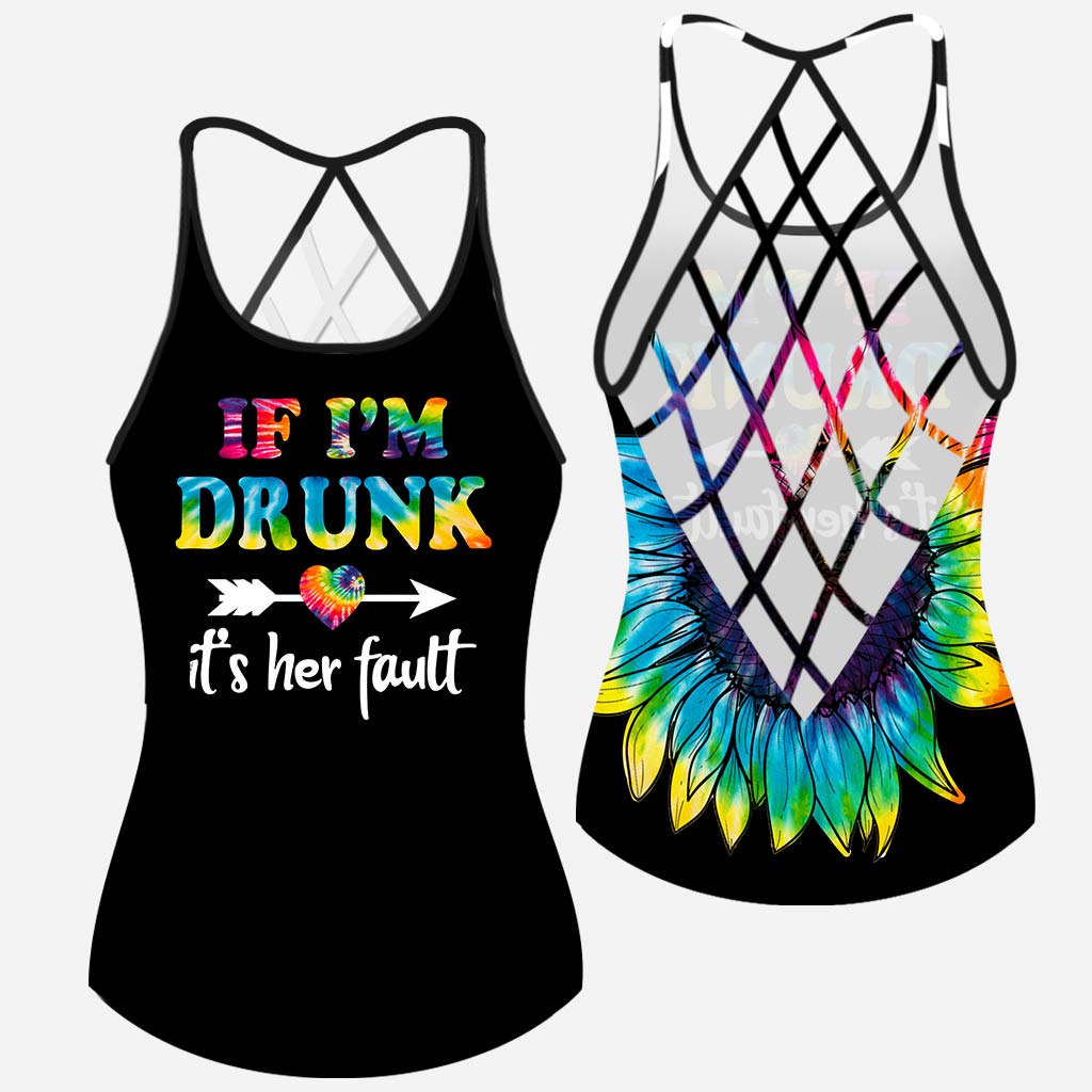 If I'm Drunk It's Her Fault - Bestie Cross Tank Top 062021