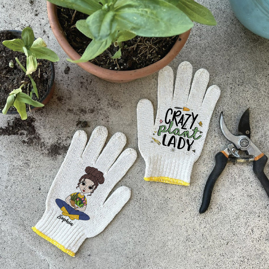 Just A Girl Who Loves Gardening - Personalized Gardening Garden Gloves