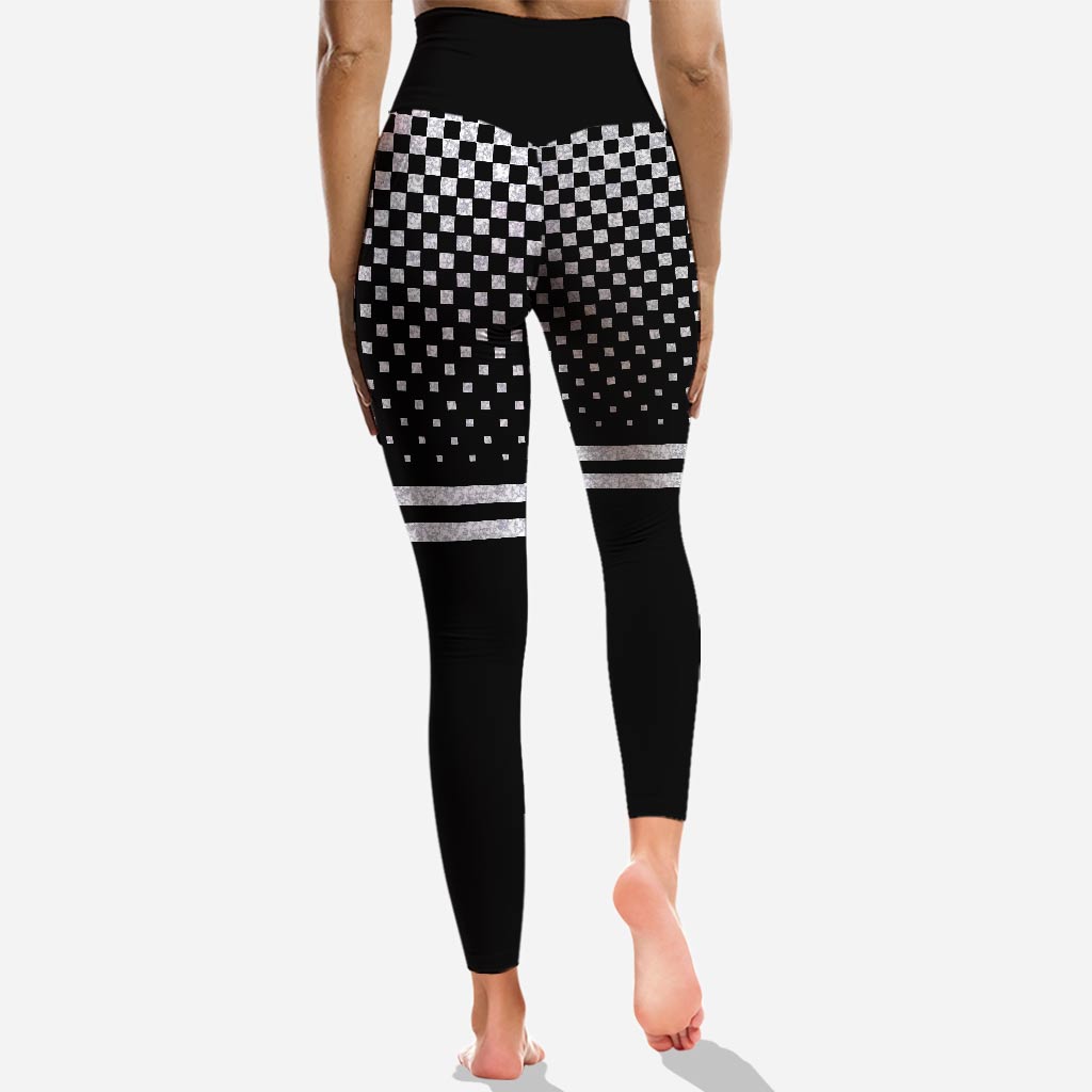 Ich bin eine Rennfahrer-Ehefrau – Tanktop und Leggings von Racing Hollow