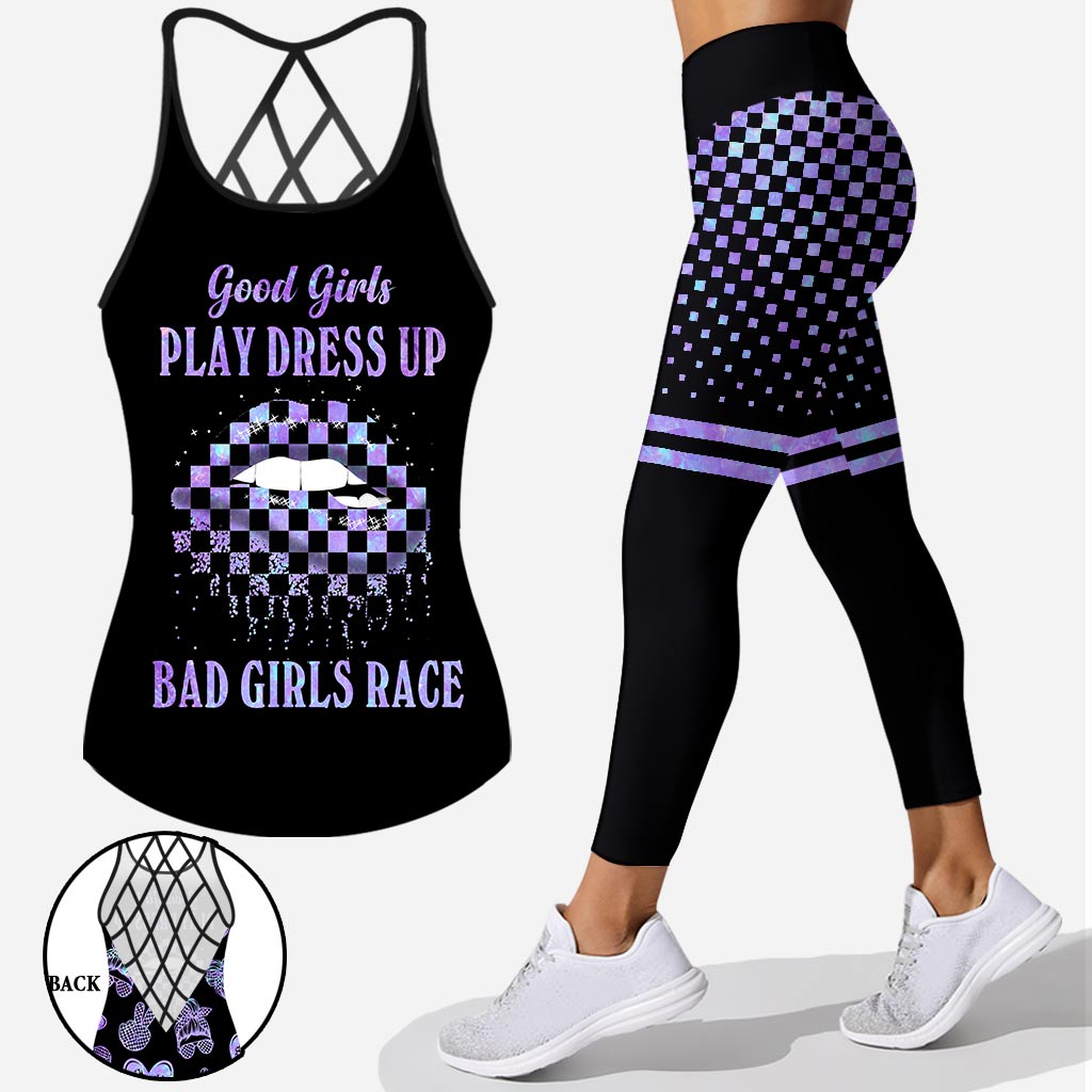 Bad Girls Race – Renn-Tanktop und Leggings