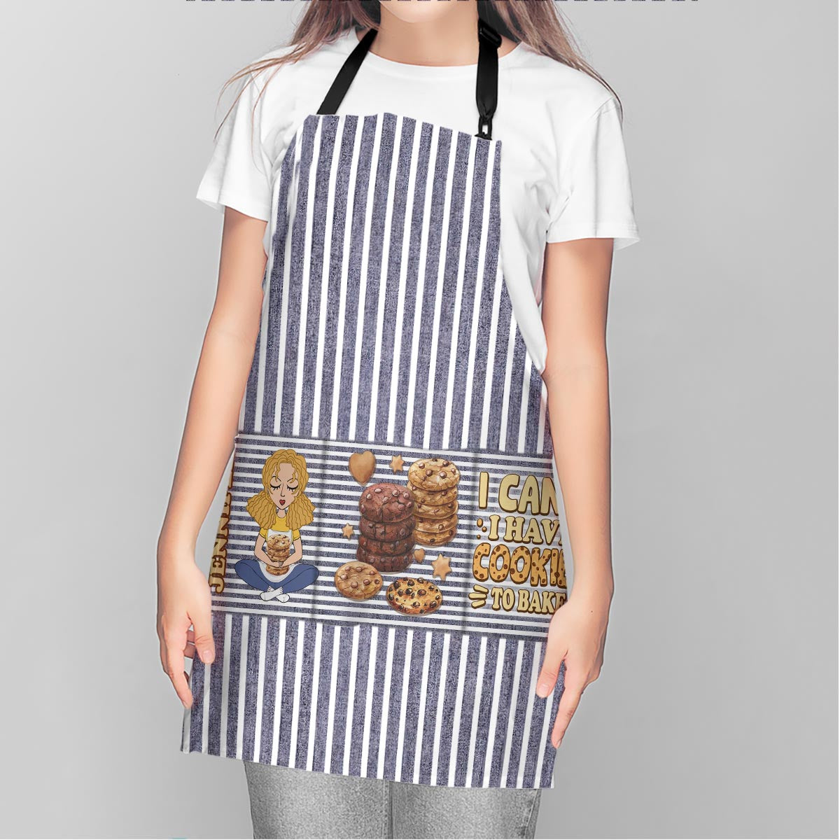I Can't I Have Cookies To Bake - Personalized Baking Apron