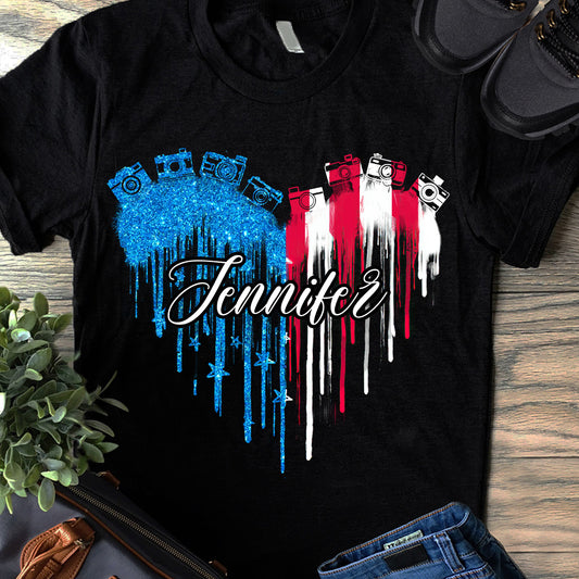 Fotografie lieben – Personalisiertes Fotografie-T-Shirt und Hoodie
