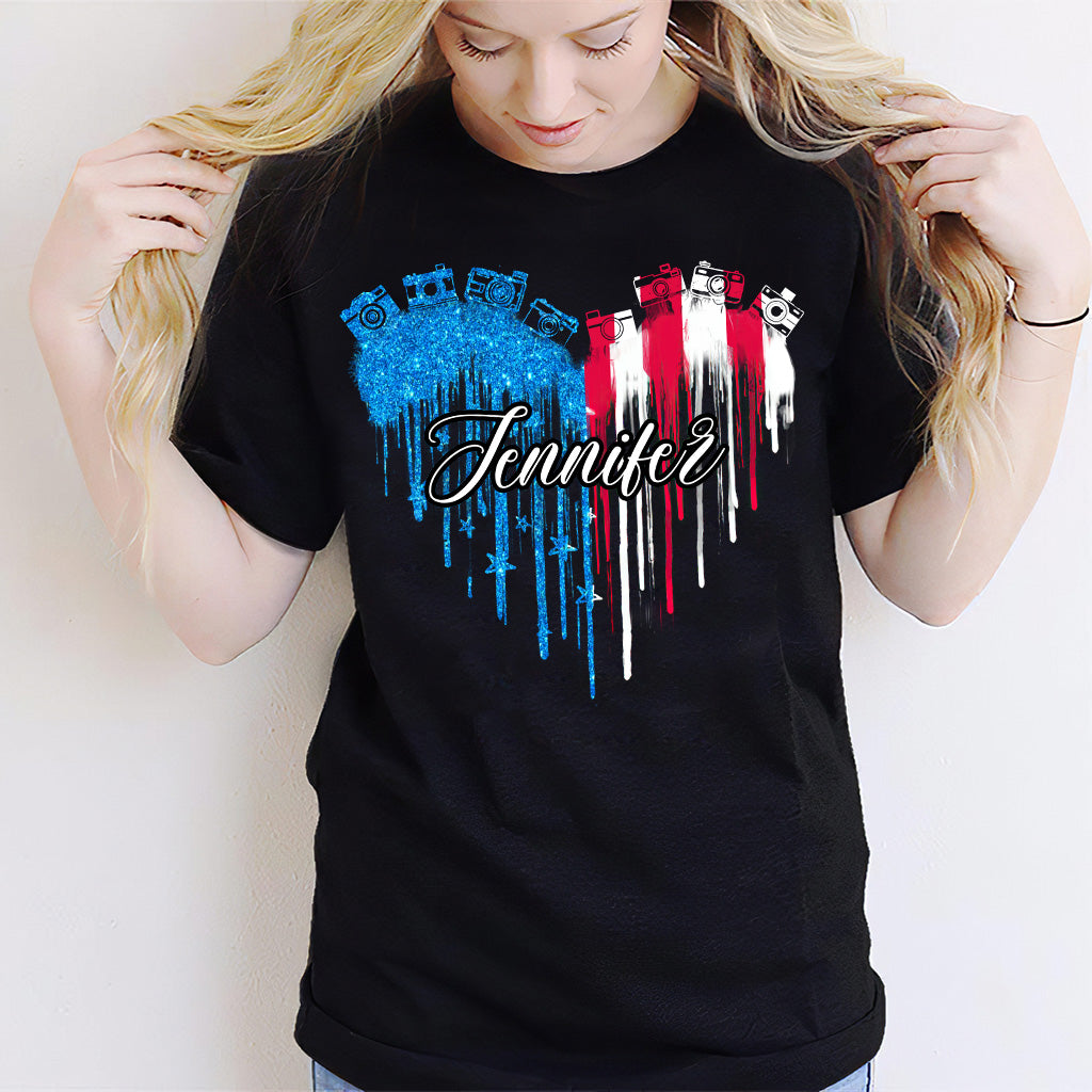 Fotografie lieben – Personalisiertes Fotografie-T-Shirt und Hoodie