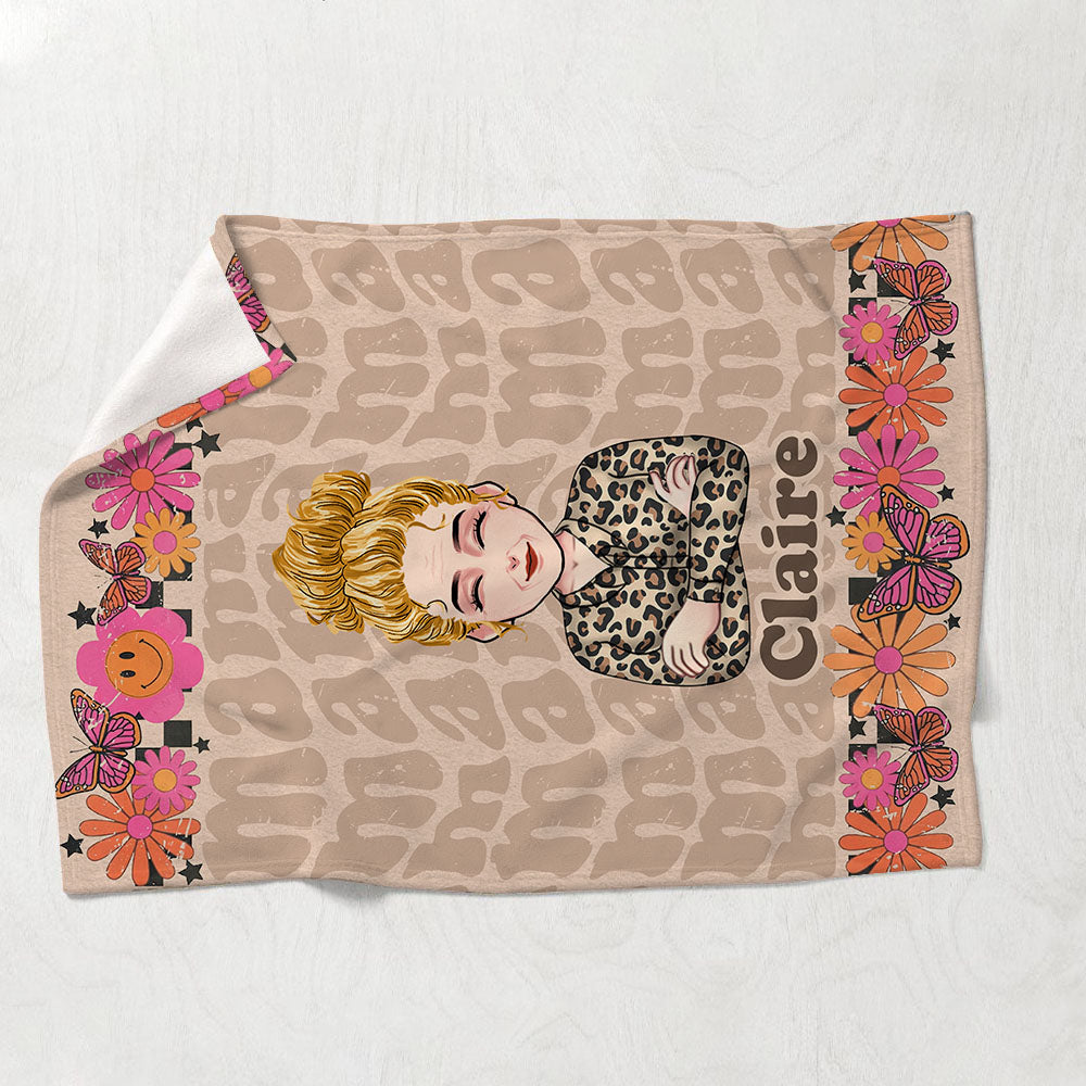 Retro Mama – Personalisierte Muttertagsdecke