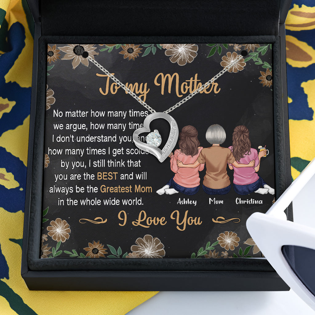 Du bist die beste Mama der Welt – Personalisierte Muttertags-Halskette 