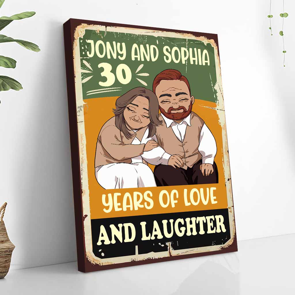 Ich liebe dich für immer – Personalisiertes Poster für Paare