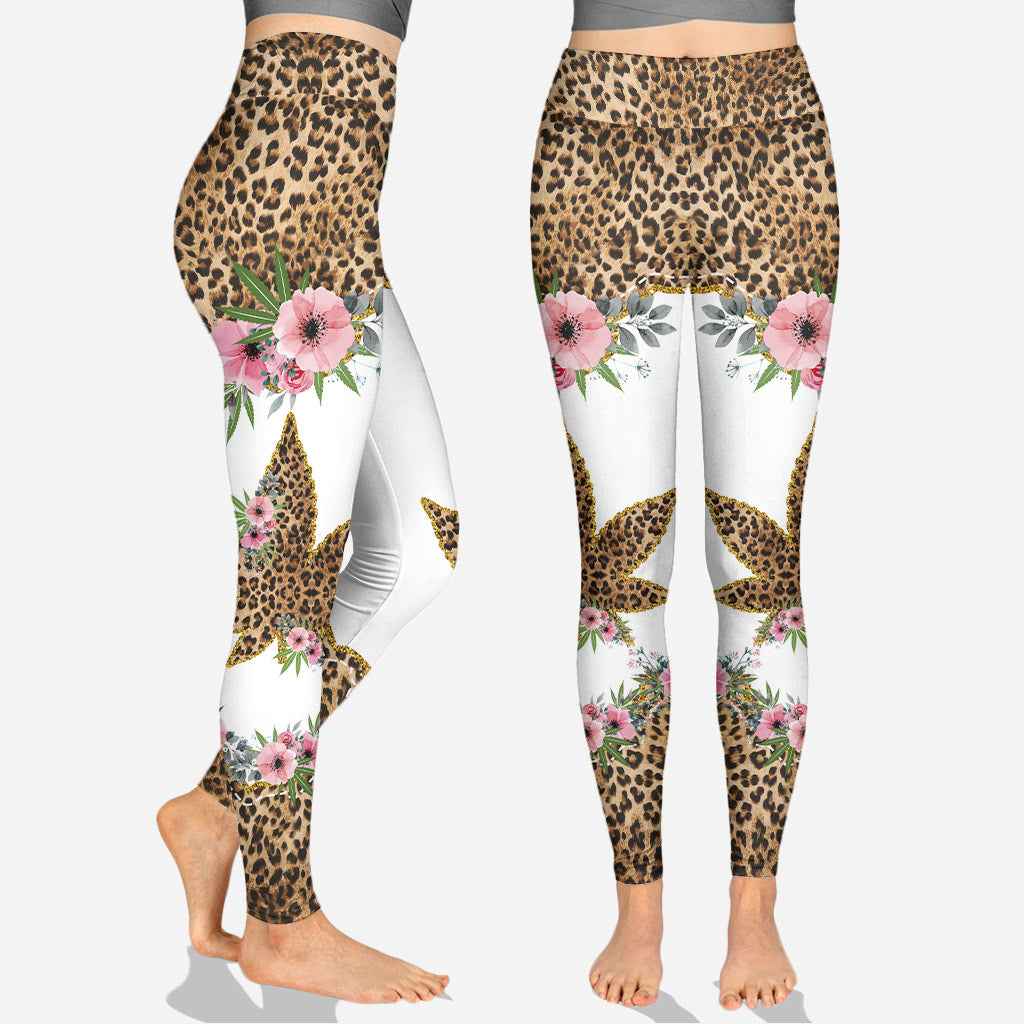Die coolste Mama aller Zeiten – Personalisierter Muttertags-Hoodie und Leggings mit Cannabis-Motiv