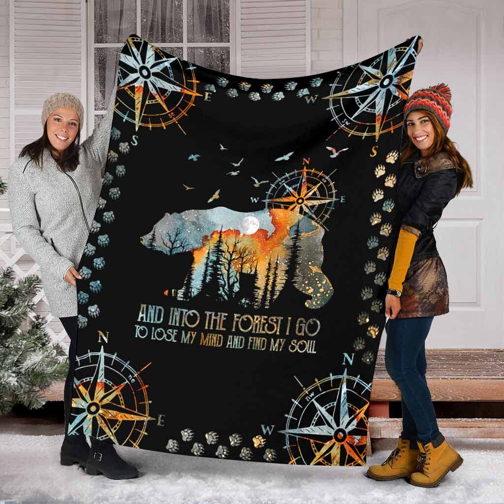 Und hinein in den Wald gehe ich – Campingdecke