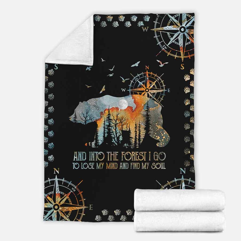 Und hinein in den Wald gehe ich – Campingdecke