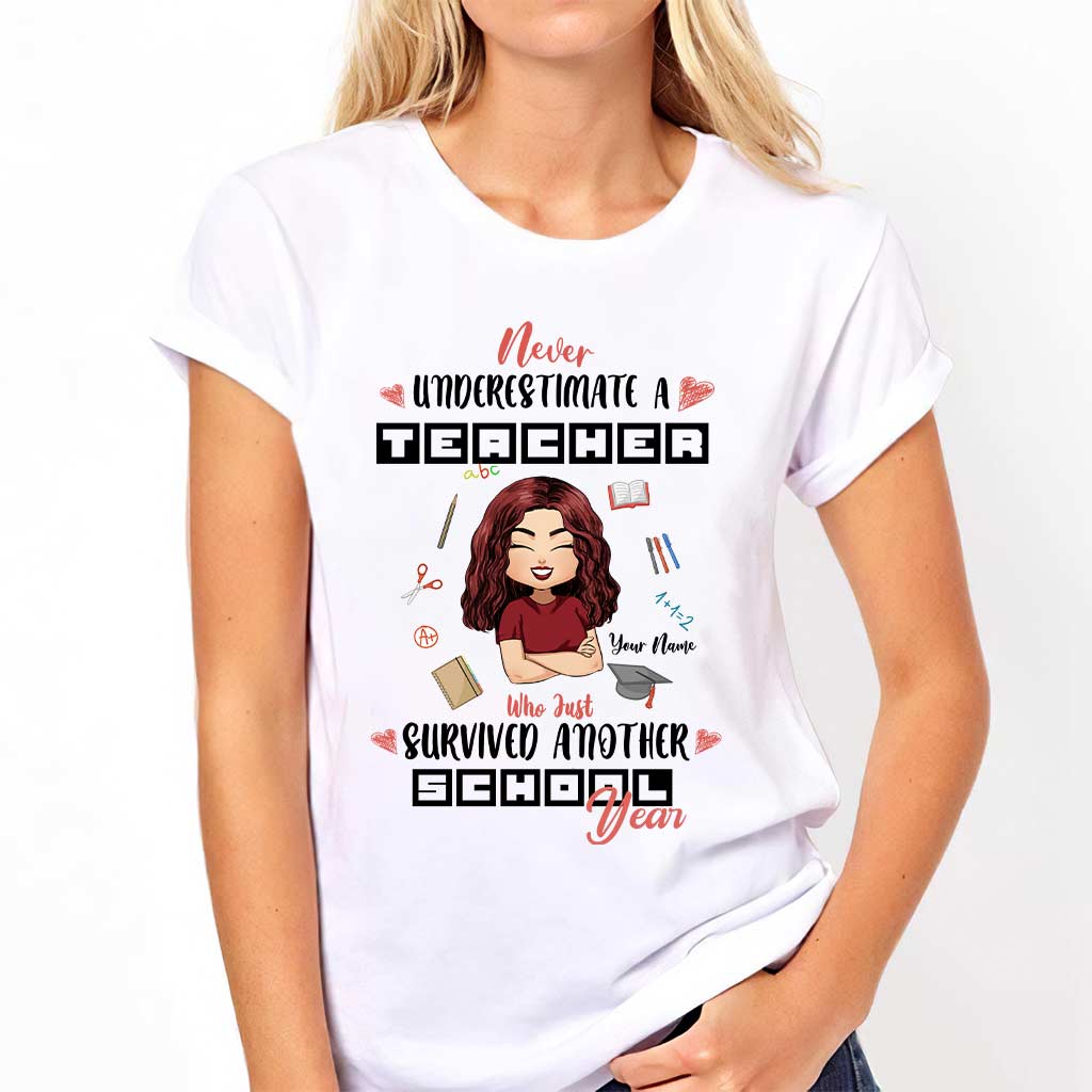 Never Underestimate A Teacher - Personalized T-shirt and Hoodie