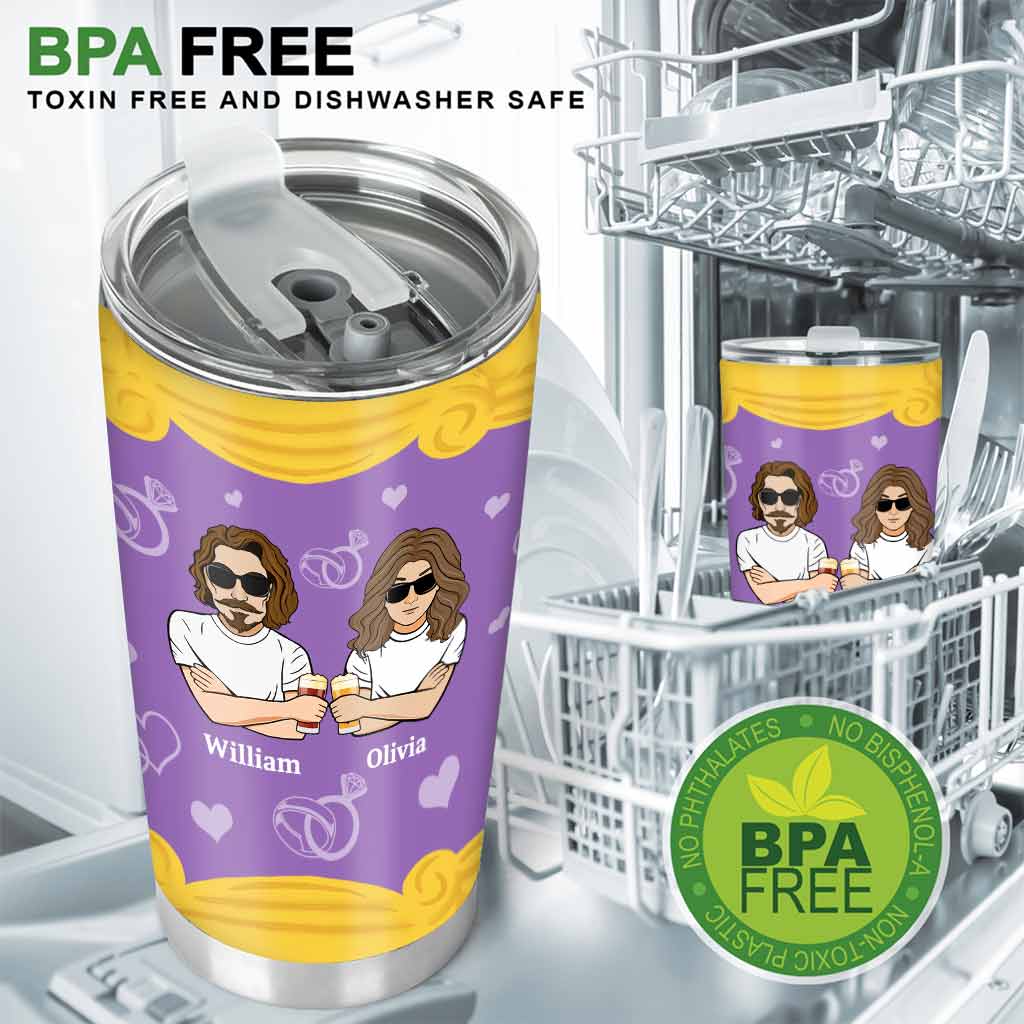 Husband And Wife - Personalized Couple Tumbler