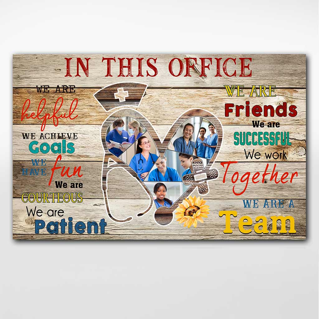In diesem Büro – Personalisiertes Krankenschwesternposter
