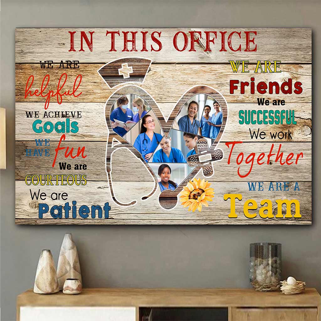 In diesem Büro – Personalisiertes Krankenschwesternposter