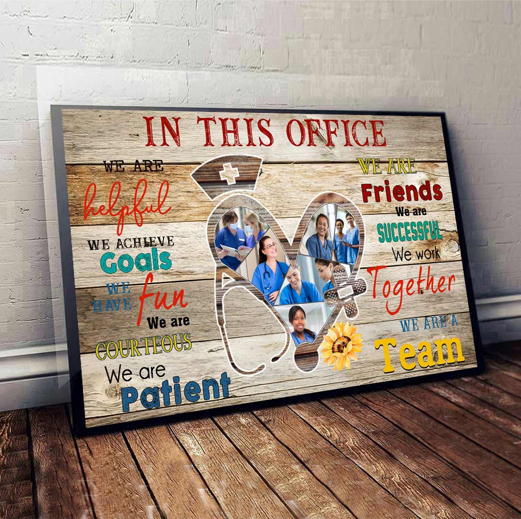 In diesem Büro – Personalisiertes Krankenschwesternposter