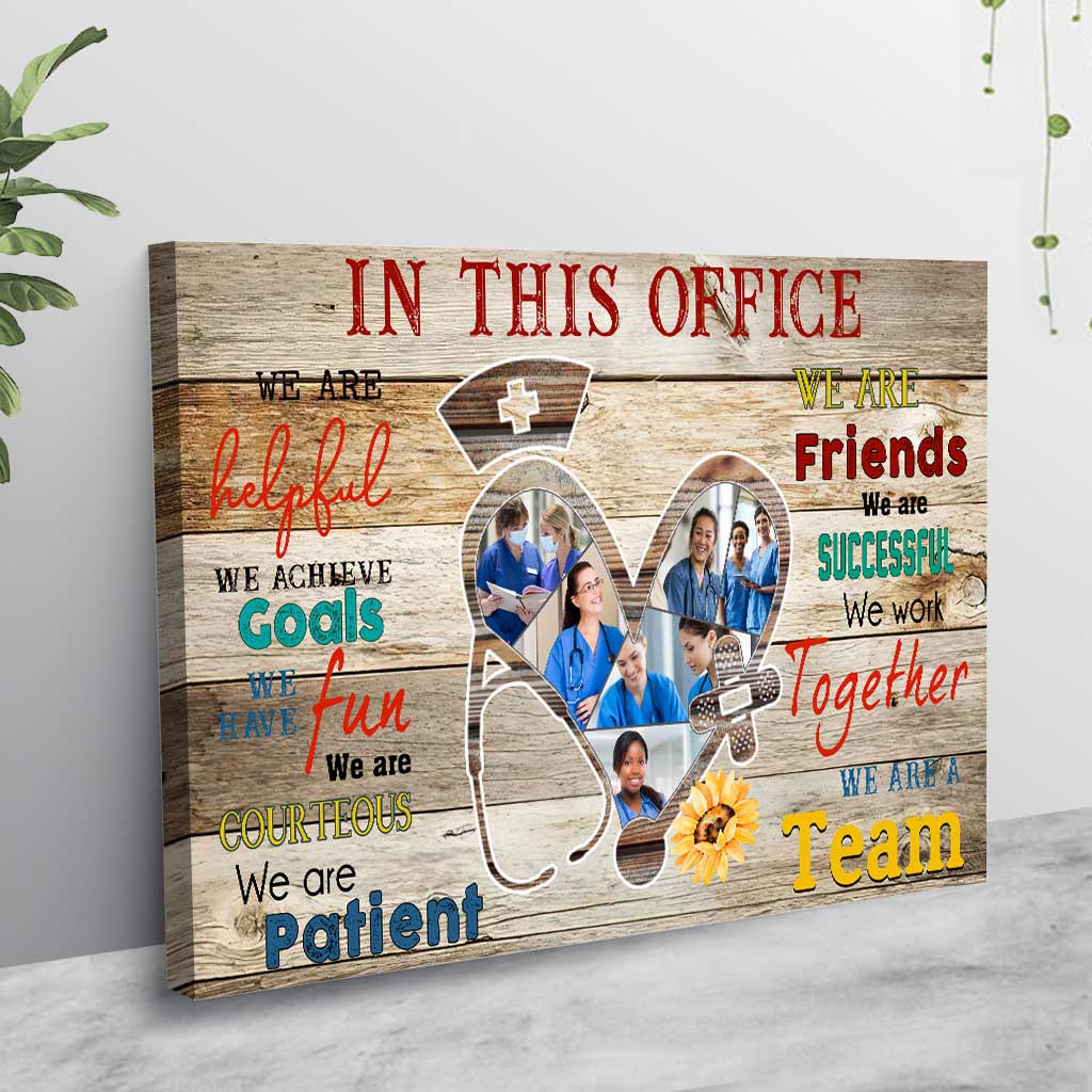 In diesem Büro – Personalisiertes Krankenschwesternposter