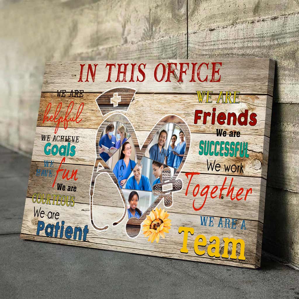 In diesem Büro – Personalisiertes Krankenschwesternposter