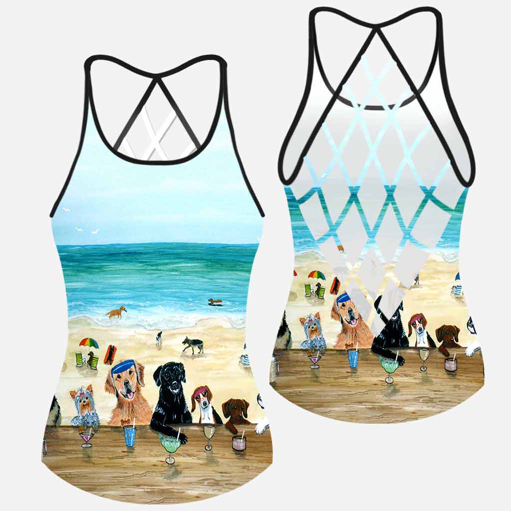 Sommer am Strand – Tanktop mit Hundekreuz