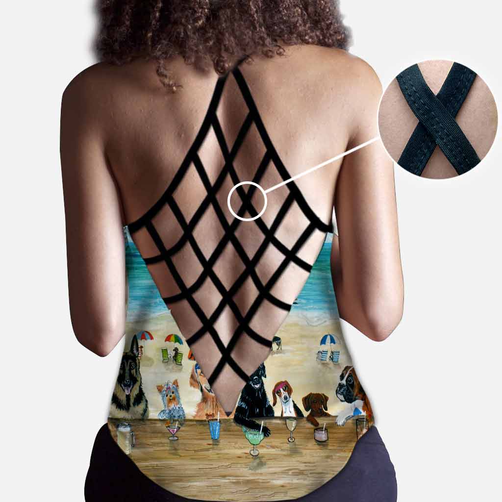 Sommer am Strand – Tanktop mit Hundekreuz
