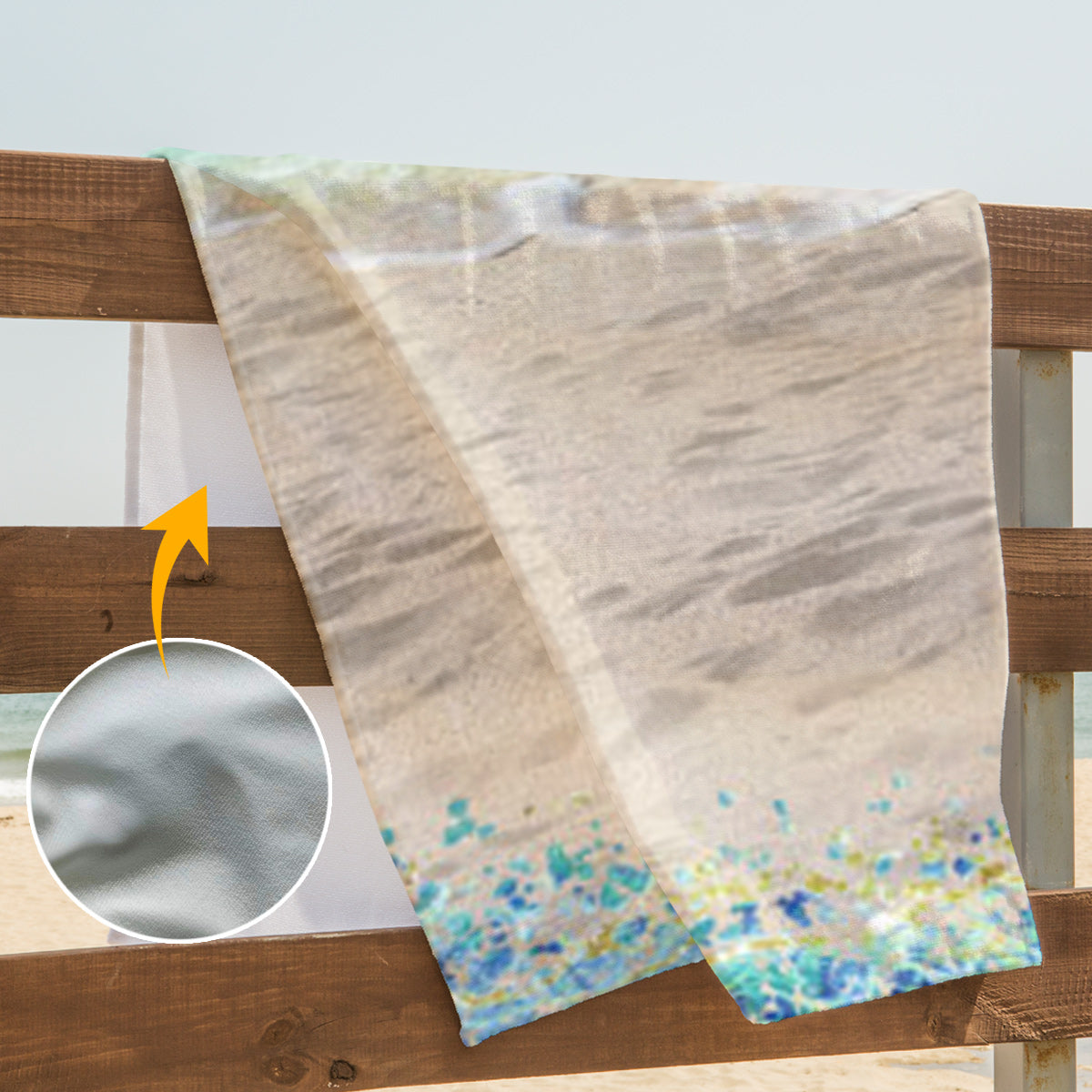 Das Meer ruft – Personalisiertes Strandtuch für Meeresliebhaber