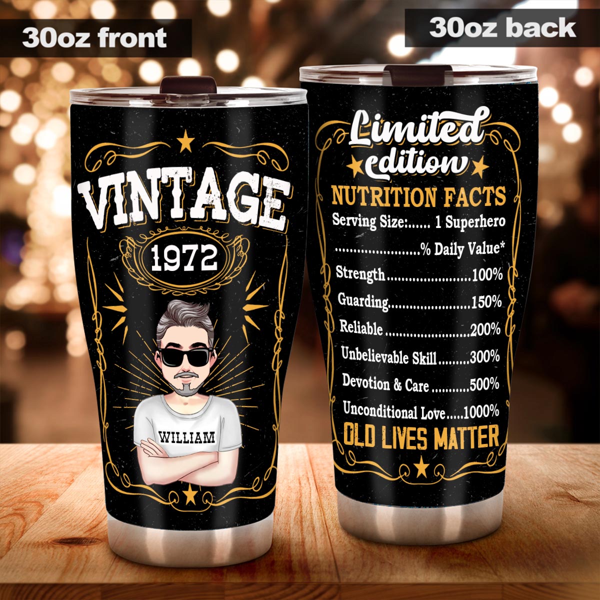 Old Lives Matter - Personalized Birthday Tumbler