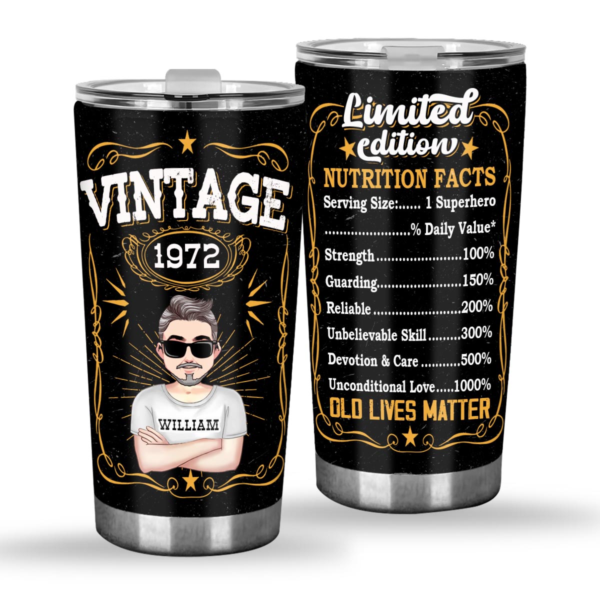 Old Lives Matter - Personalized Birthday Tumbler
