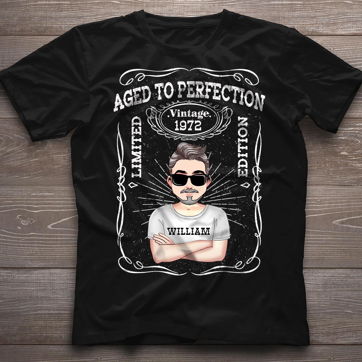 Aged To Perfection - Personalized Birthday T-shirt and Hoodie