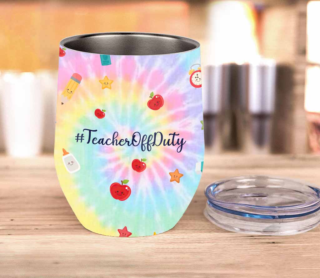 Apples Used To Be Fine - Personalized Teacher Wine Tumbler