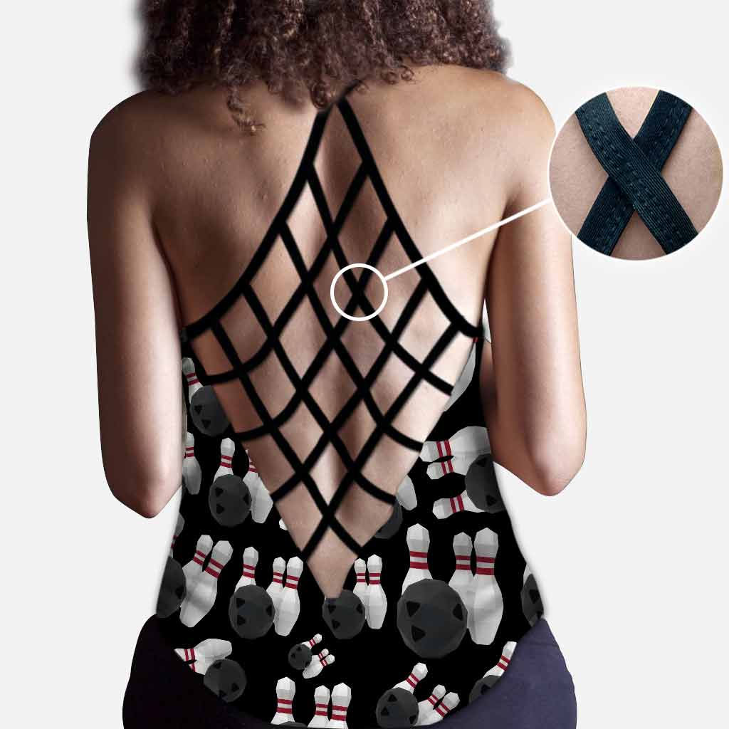 Love Bowling Cross Tanktop