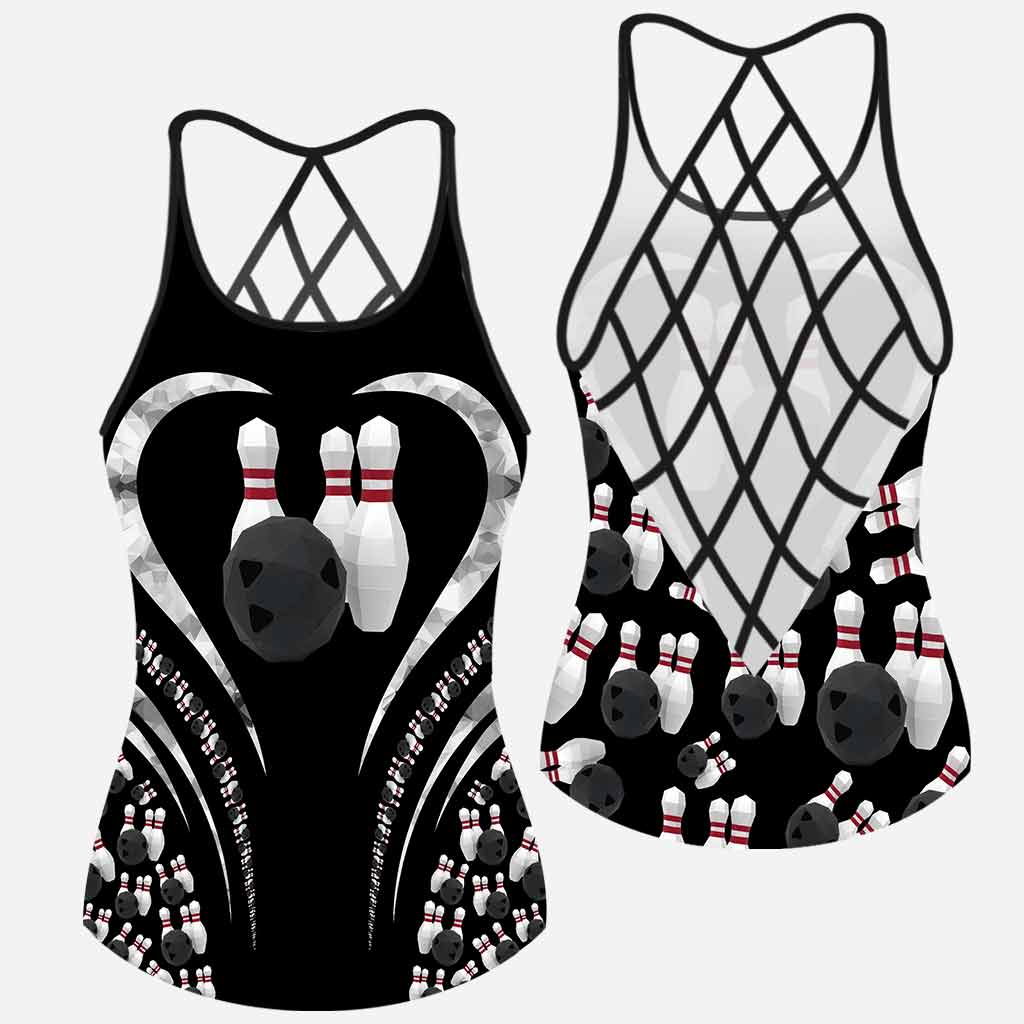 Love Bowling Cross Tanktop