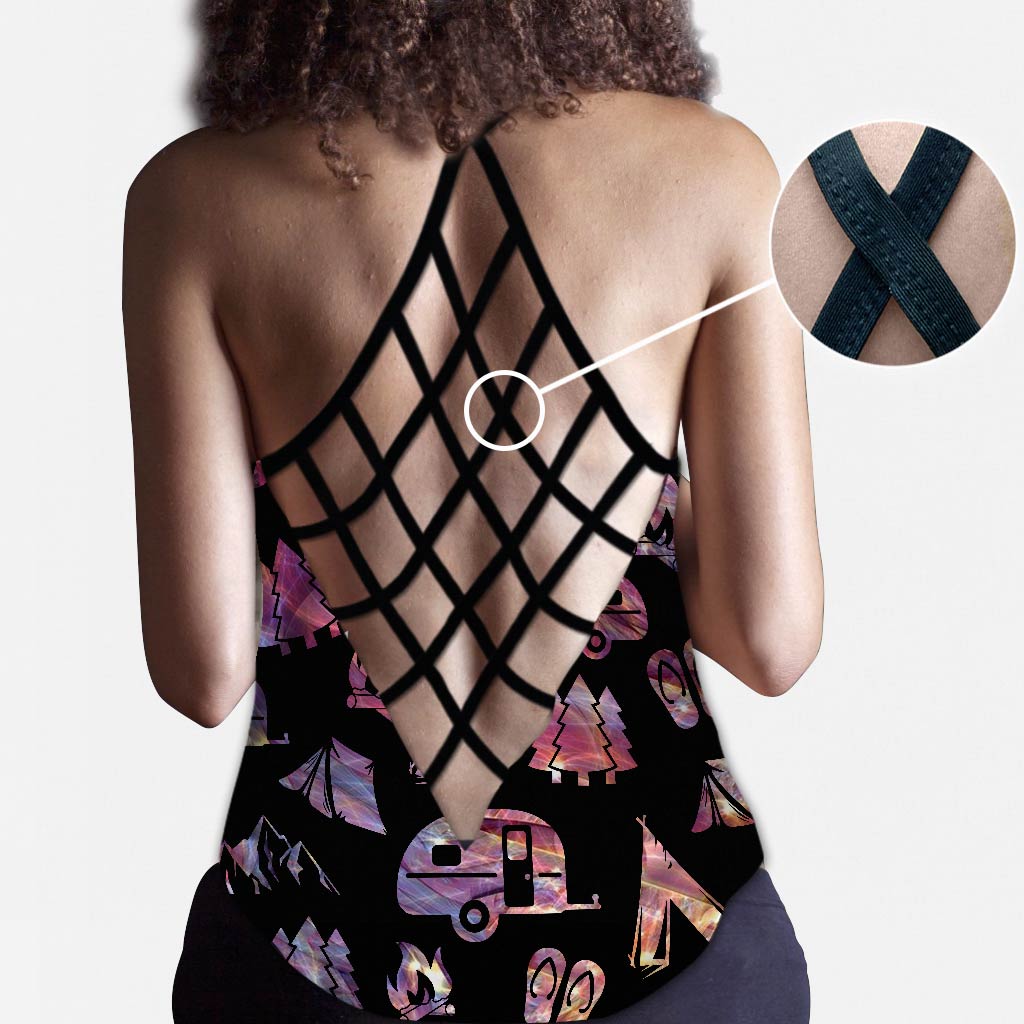 Camping Cross Tank Top