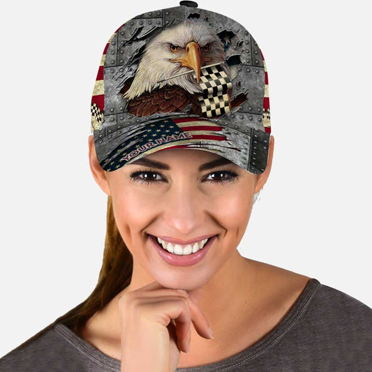 Personalisierte Love Racing Kappe mit aufgedruckten Belüftungslöchern