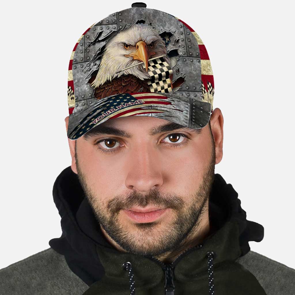 Love Racing Personalized Cap With Printed Vent Holes