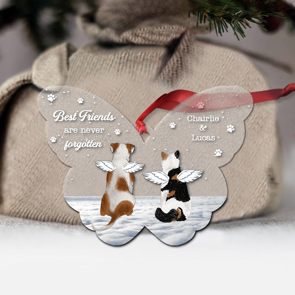 Best Friends Are Never Forgotten - Personalized Dog Ornament